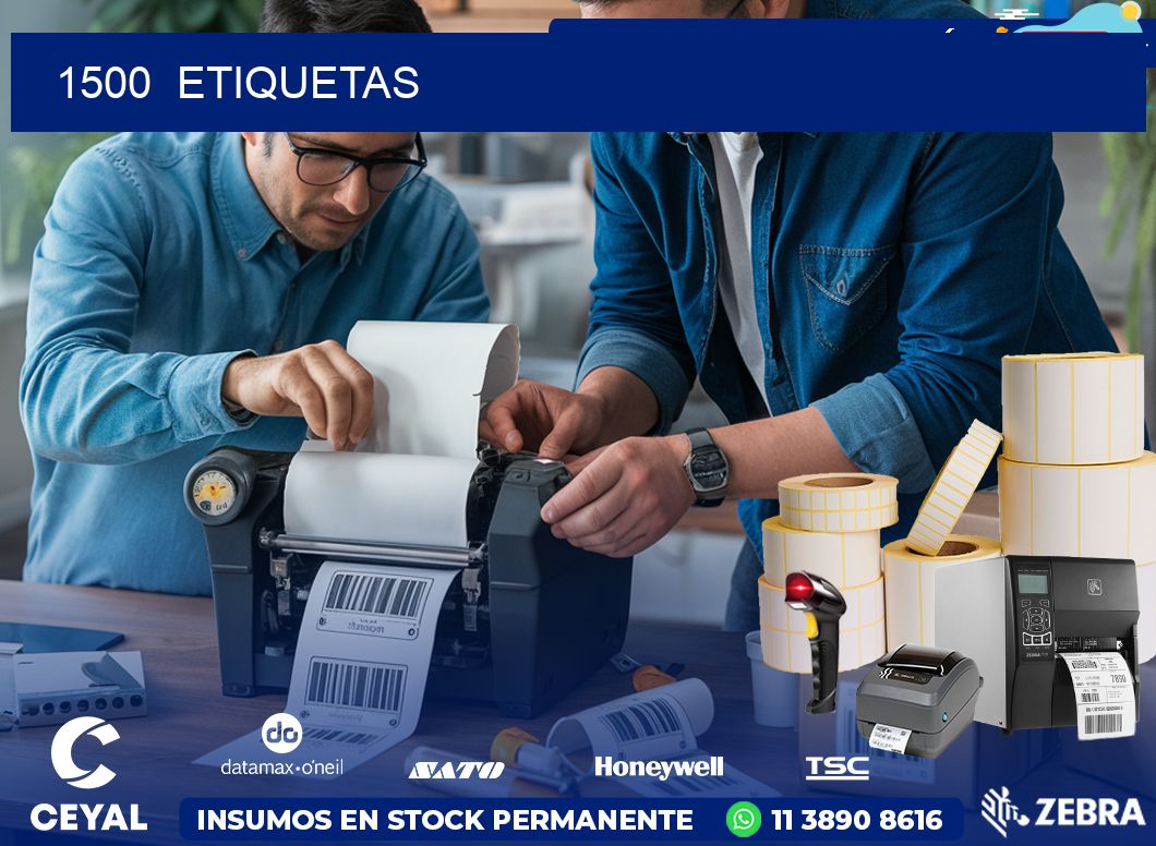 1500  ETIQUETAS