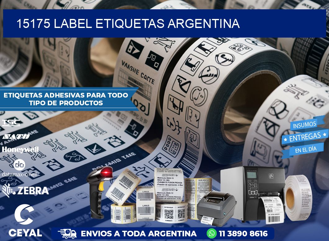 15175 LABEL ETIQUETAS ARGENTINA