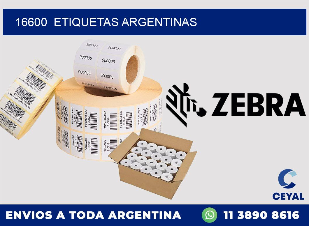 16600  ETIQUETAS ARGENTINAS