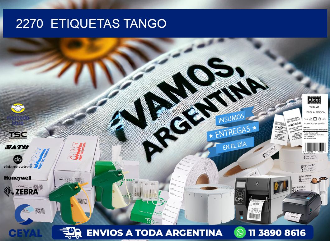 2270  ETIQUETAS TANGO