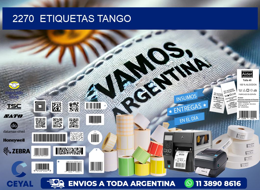 2270  ETIQUETAS TANGO