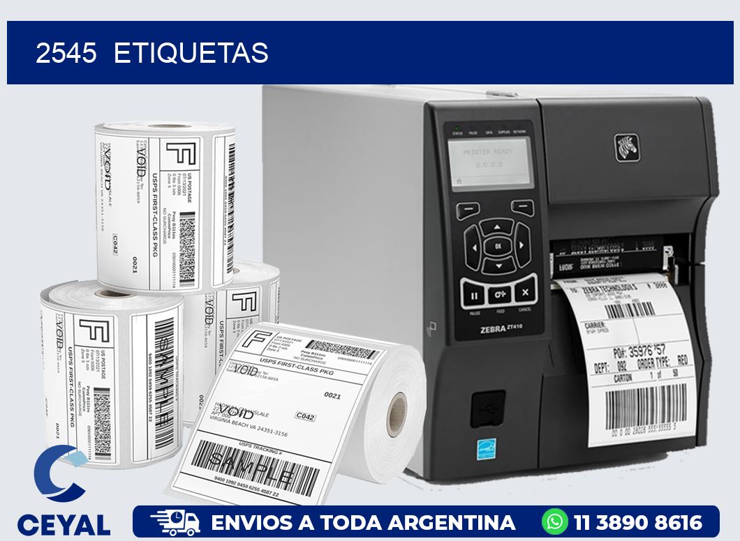 2545  ETIQUETAS