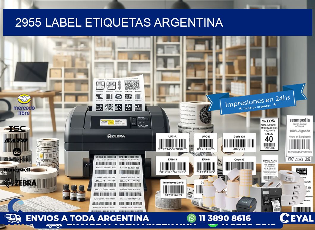 2955 LABEL ETIQUETAS ARGENTINA