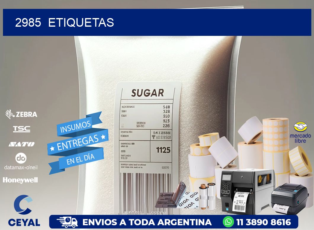 2985  ETIQUETAS