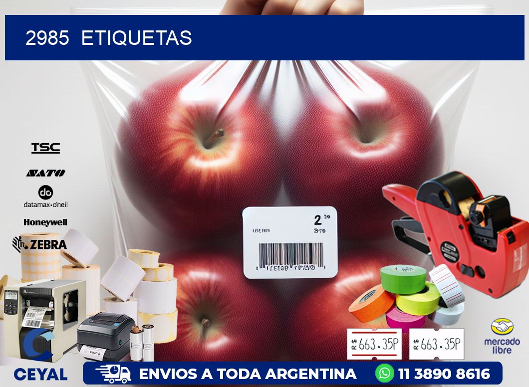 2985  ETIQUETAS