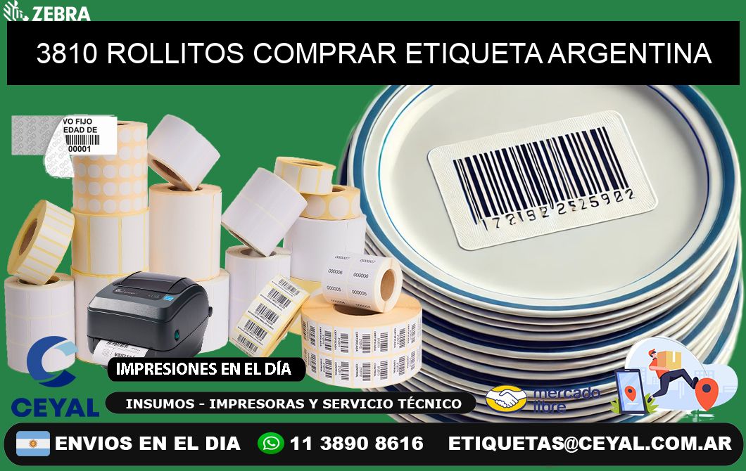3810 ROLLITOS COMPRAR ETIQUETA ARGENTINA