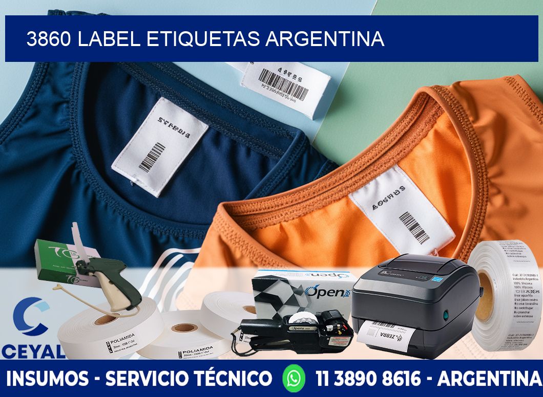 3860 LABEL ETIQUETAS ARGENTINA
