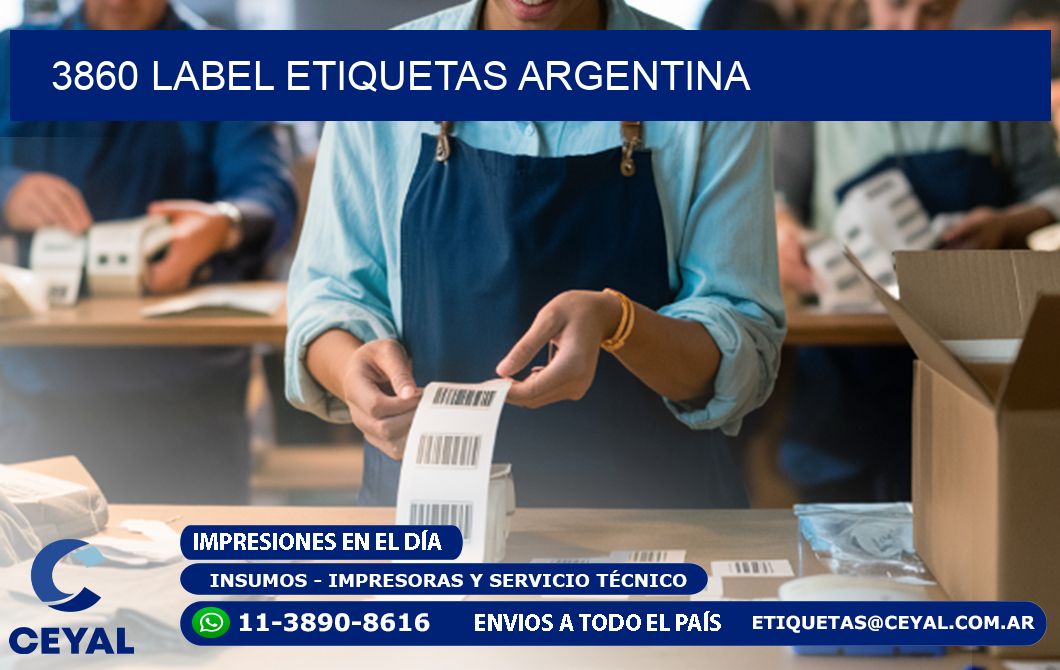 3860 LABEL ETIQUETAS ARGENTINA
