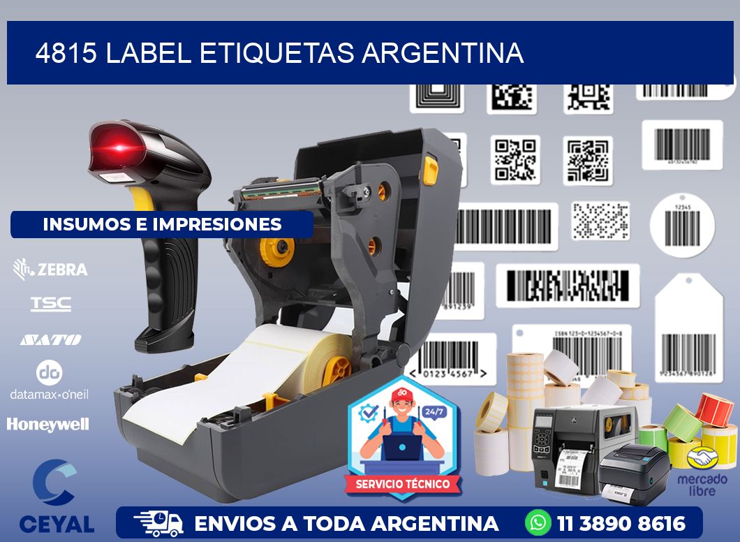 4815 LABEL ETIQUETAS ARGENTINA