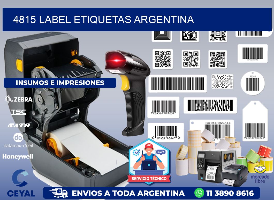 4815 LABEL ETIQUETAS ARGENTINA