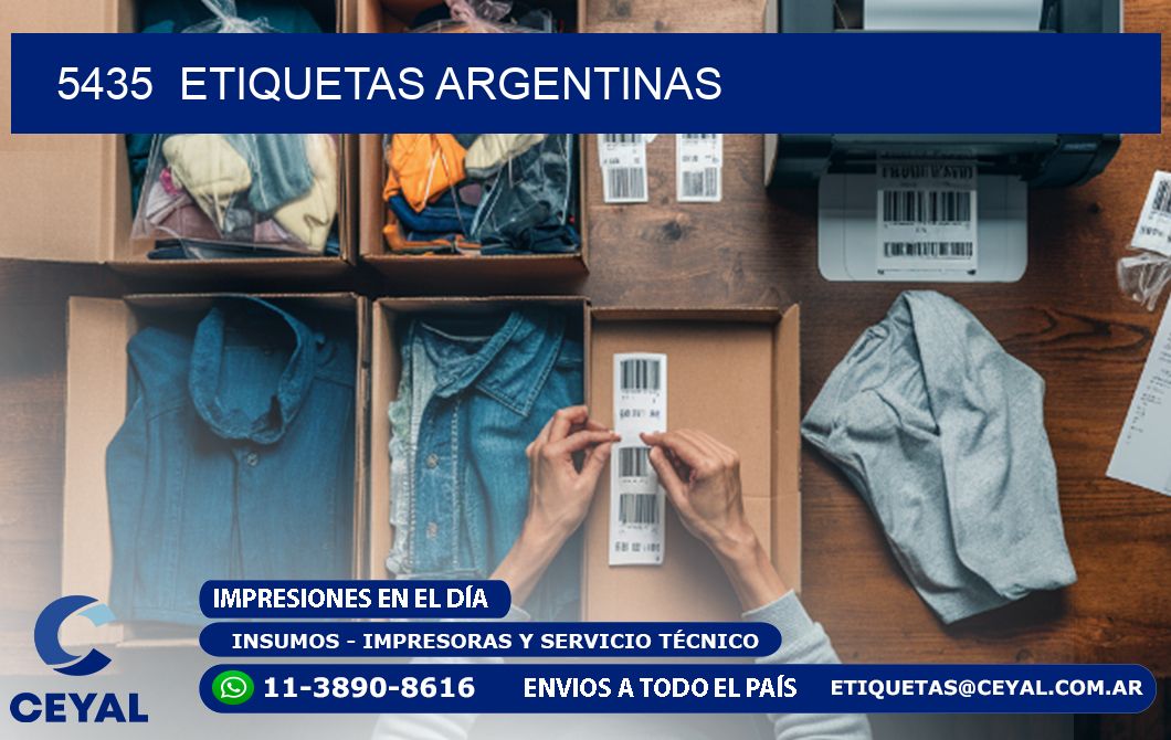 5435  ETIQUETAS ARGENTINAS