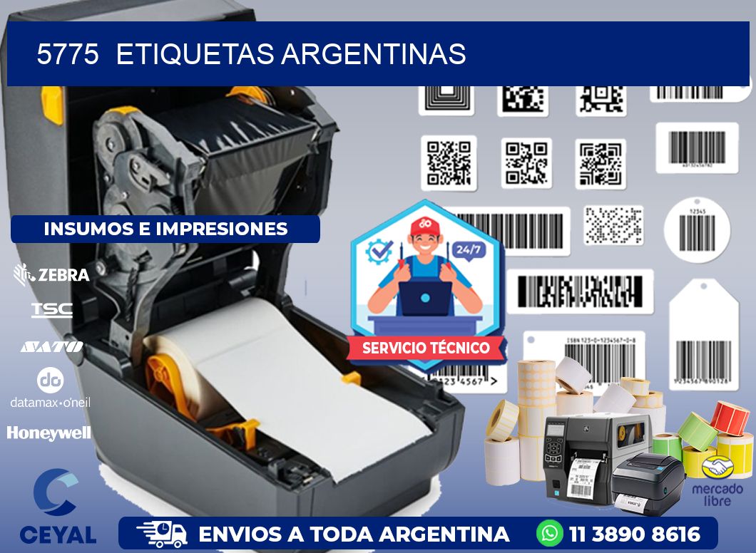 5775  ETIQUETAS ARGENTINAS