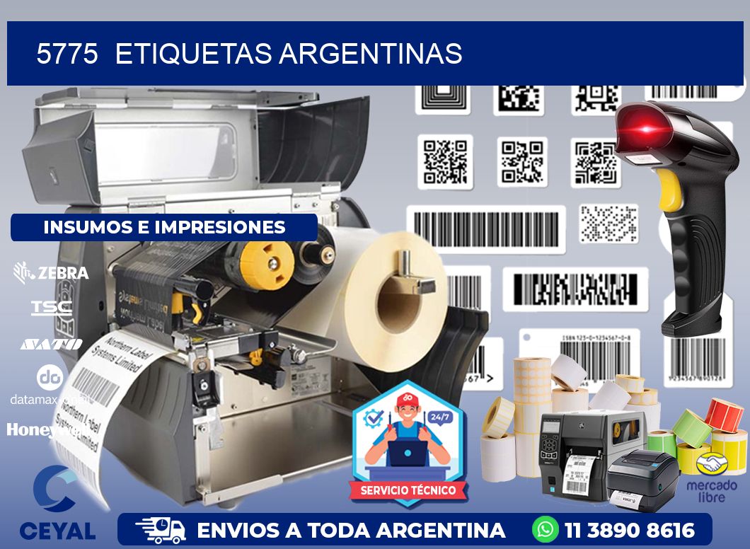 5775  ETIQUETAS ARGENTINAS