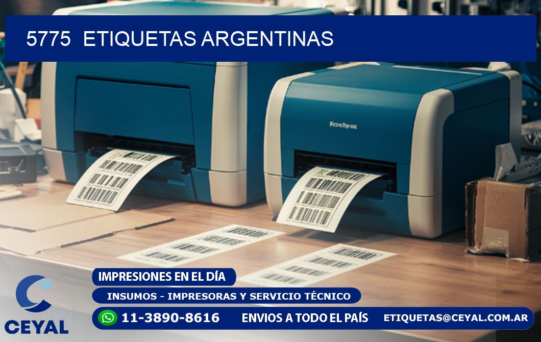 5775  ETIQUETAS ARGENTINAS