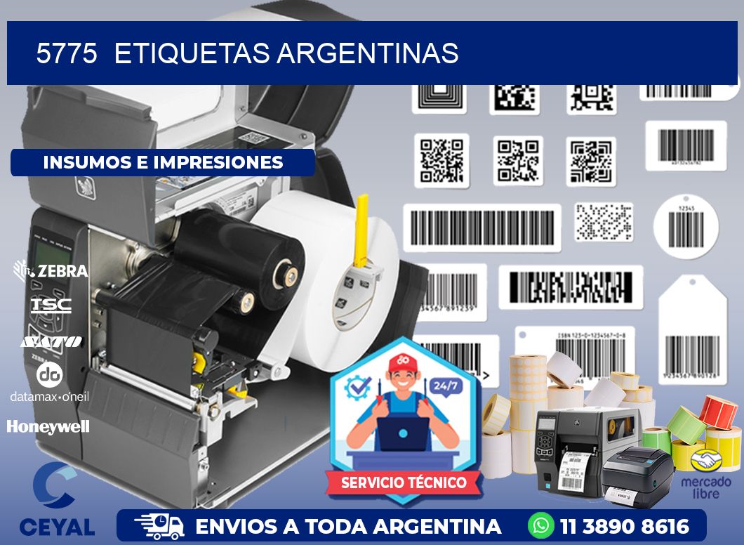 5775  ETIQUETAS ARGENTINAS