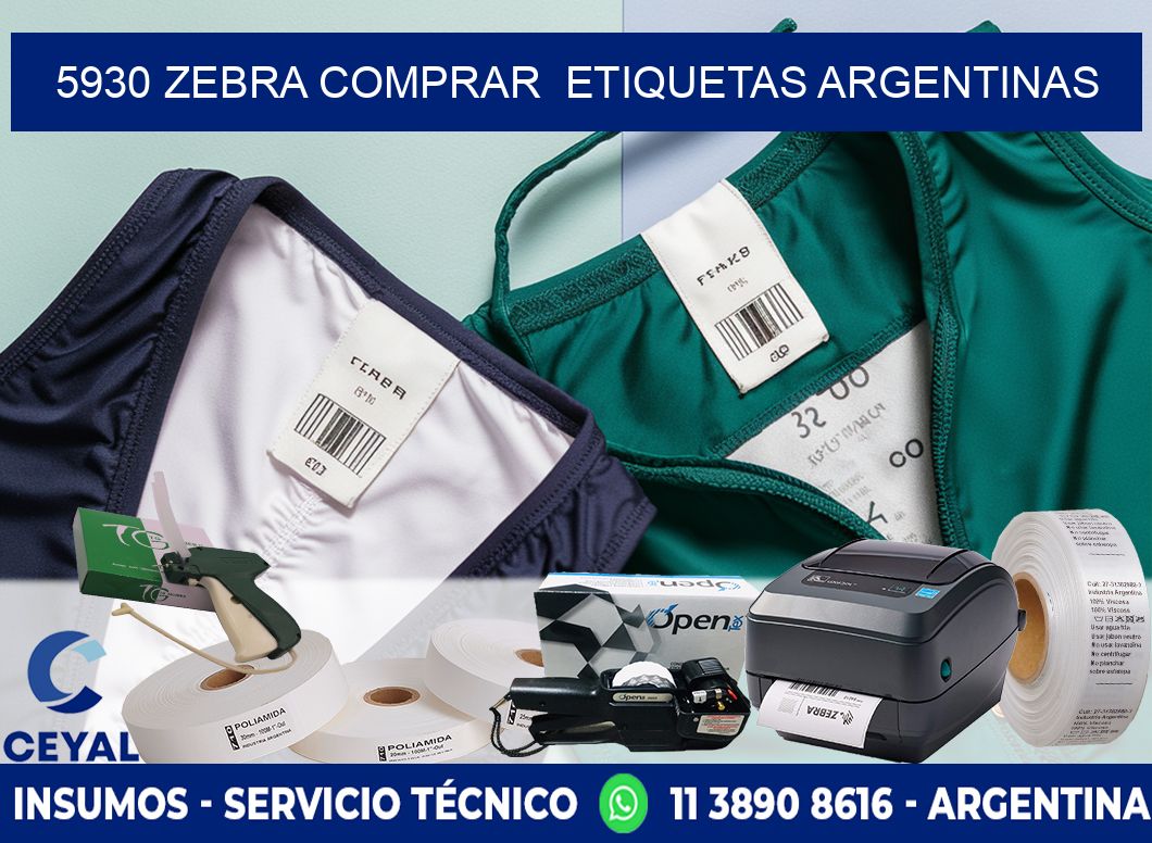 5930 ZEBRA COMPRAR  ETIQUETAS ARGENTINAS
