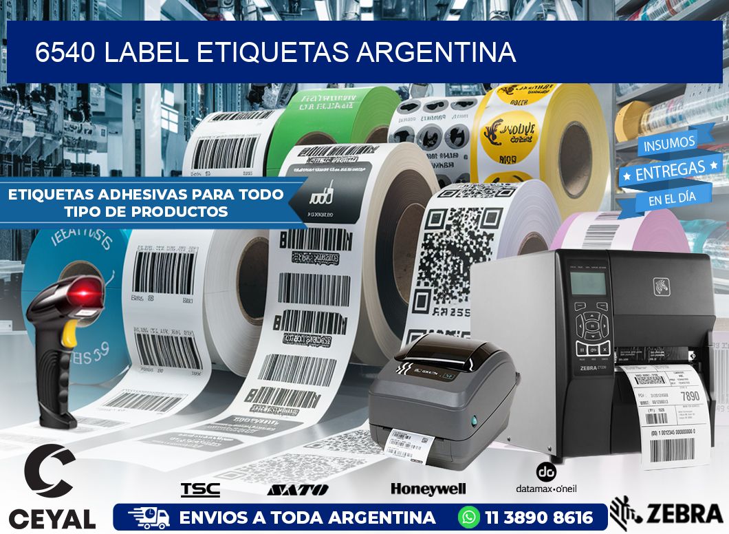 6540 LABEL ETIQUETAS ARGENTINA