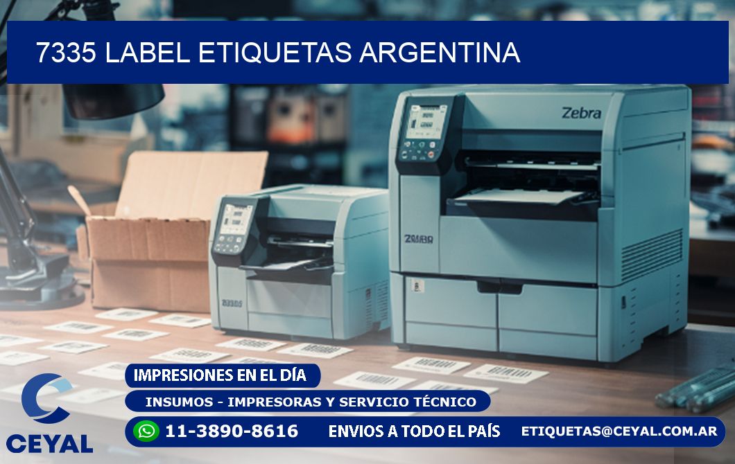 7335 LABEL ETIQUETAS ARGENTINA