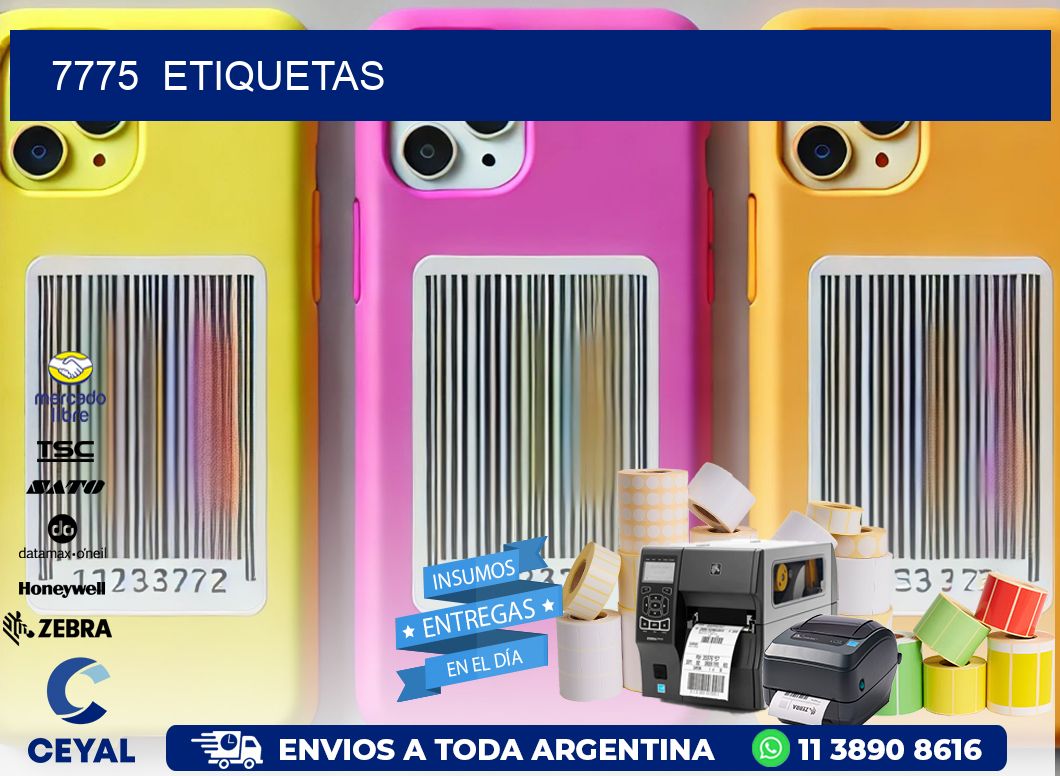 7775  ETIQUETAS