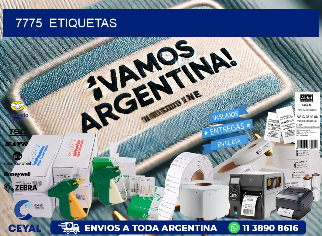 7775  ETIQUETAS