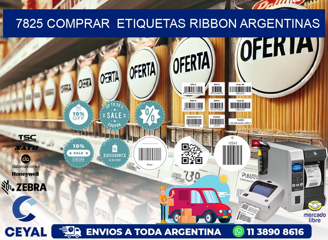7825 COMPRAR  ETIQUETAS RIBBON ARGENTINAS