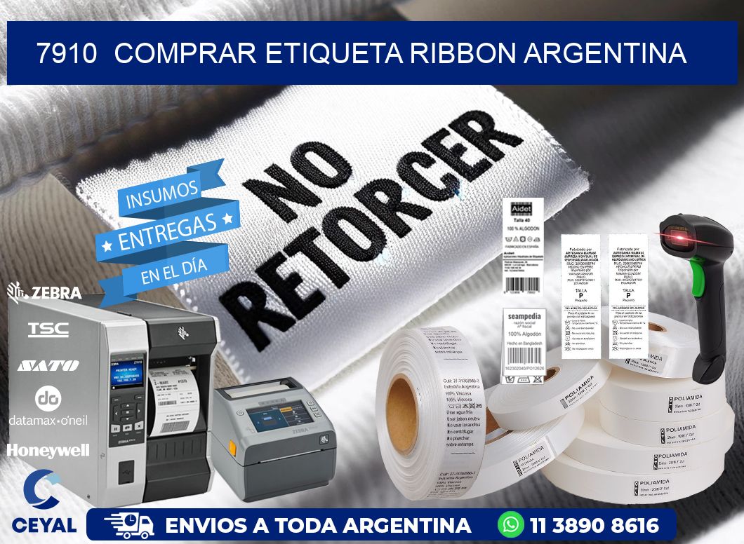 7910  COMPRAR ETIQUETA RIBBON ARGENTINA