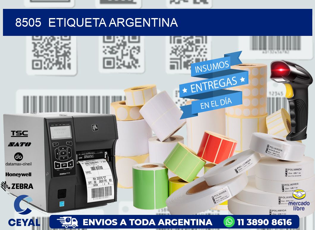 8505  ETIQUETA ARGENTINA