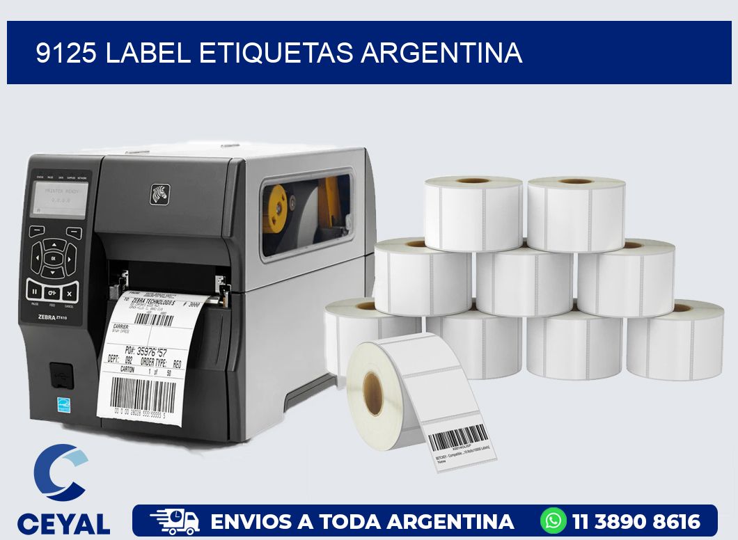 9125 LABEL ETIQUETAS ARGENTINA