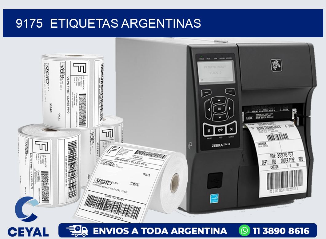 9175  ETIQUETAS ARGENTINAS