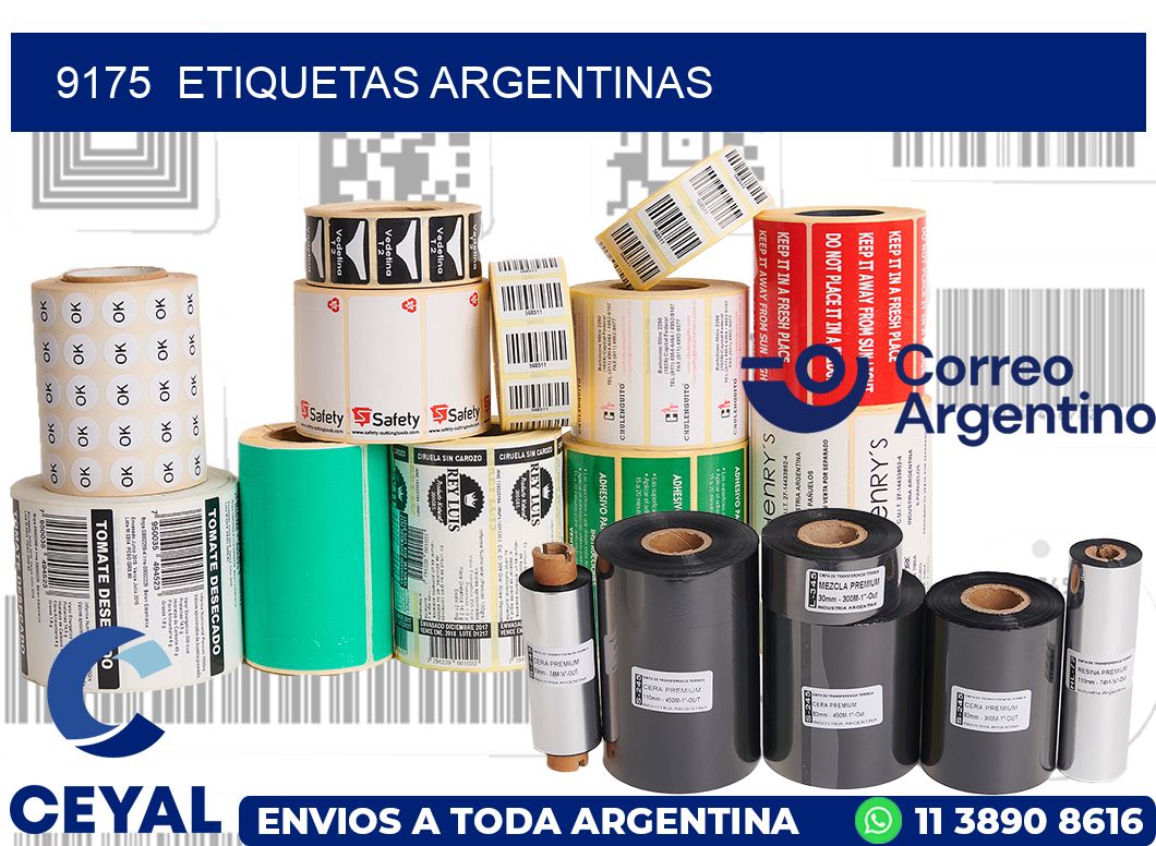 9175  ETIQUETAS ARGENTINAS
