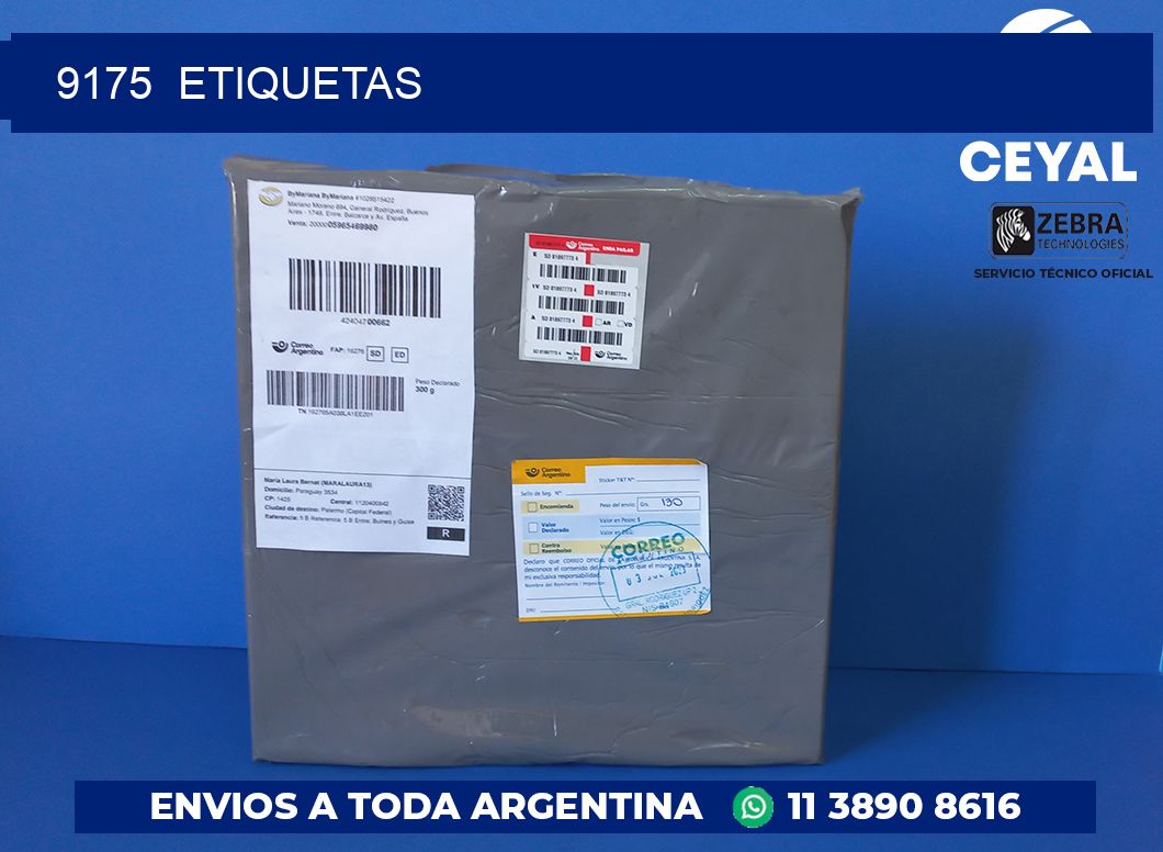 9175  ETIQUETAS