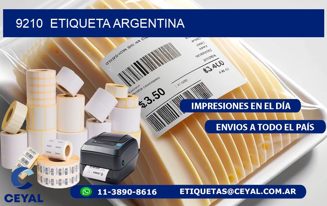 9210  ETIQUETA ARGENTINA