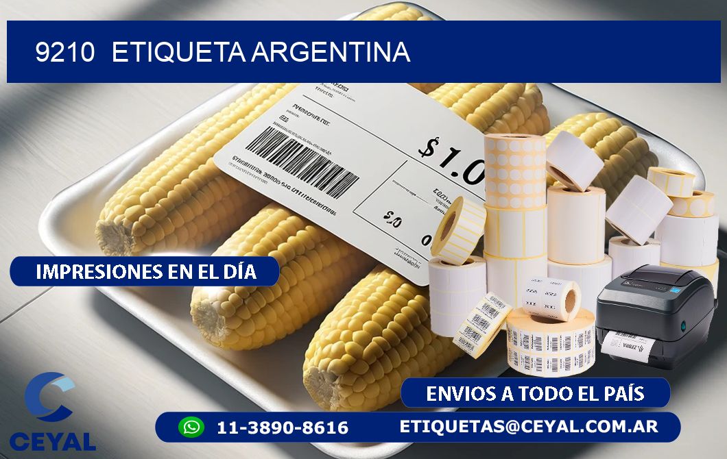 9210  ETIQUETA ARGENTINA