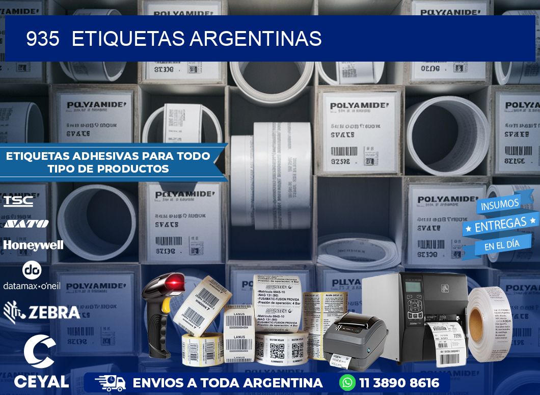 935  ETIQUETAS ARGENTINAS