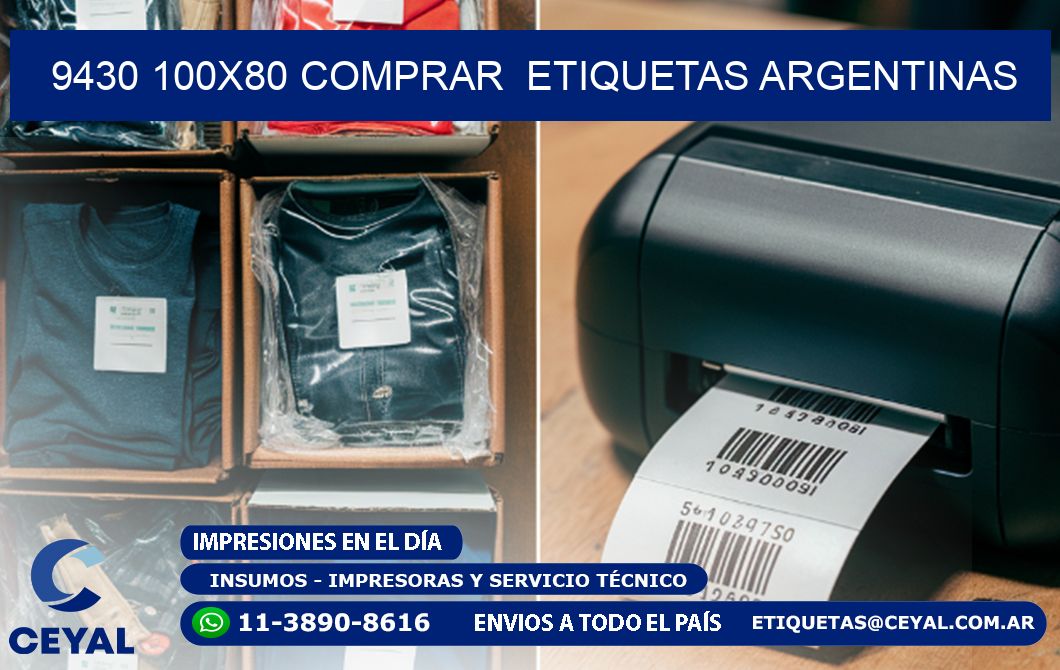 9430 100X80 COMPRAR  ETIQUETAS ARGENTINAS