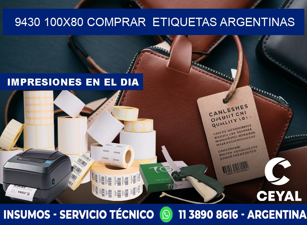 9430 100X80 COMPRAR  ETIQUETAS ARGENTINAS