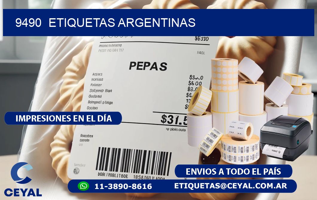9490  ETIQUETAS ARGENTINAS