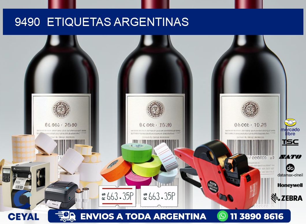 9490  ETIQUETAS ARGENTINAS