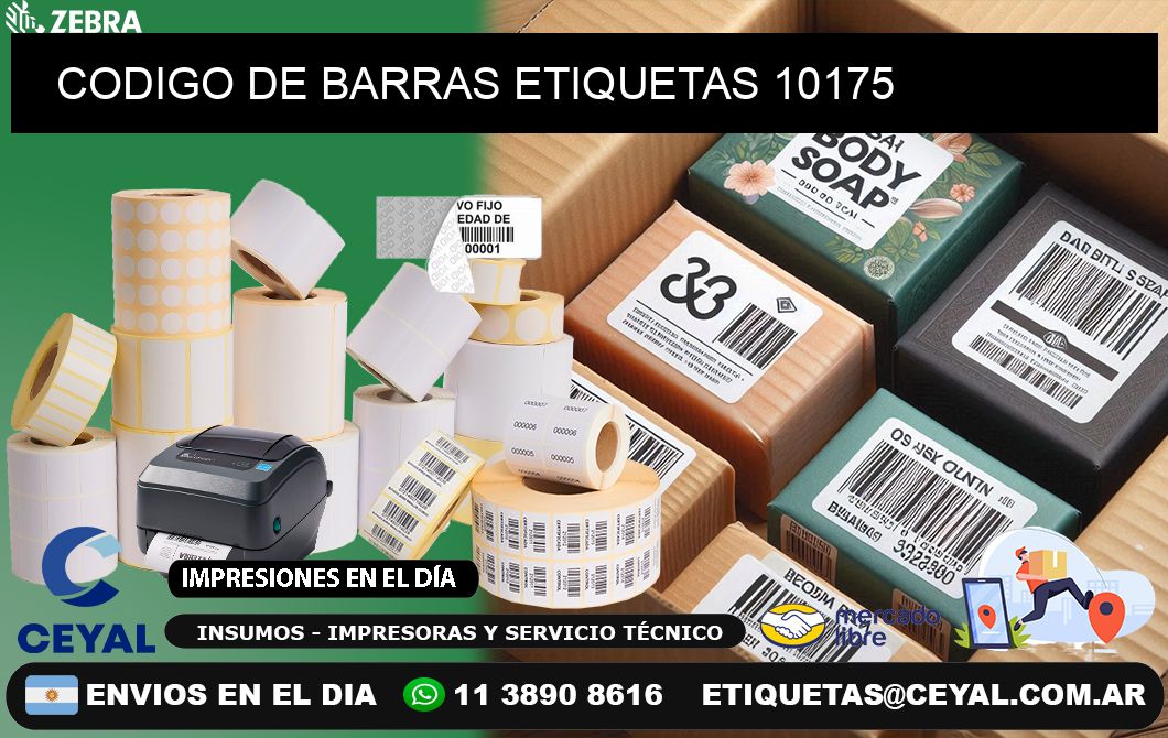 CODIGO DE BARRAS ETIQUETAS 10175