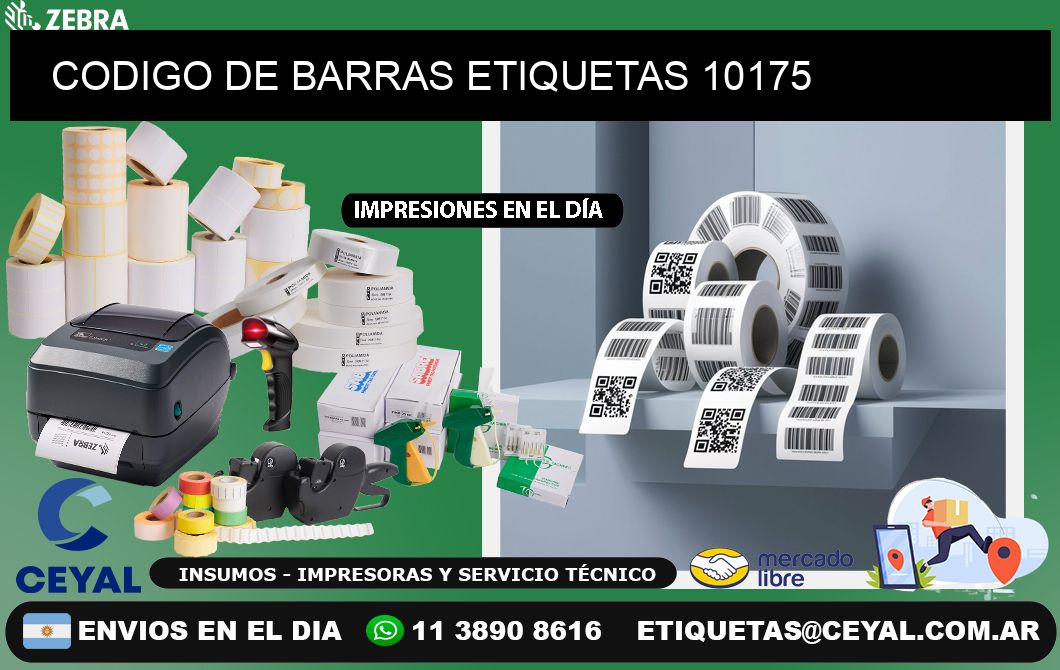 CODIGO DE BARRAS ETIQUETAS 10175
