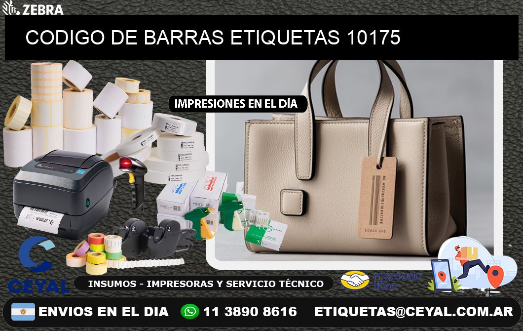 CODIGO DE BARRAS ETIQUETAS 10175
