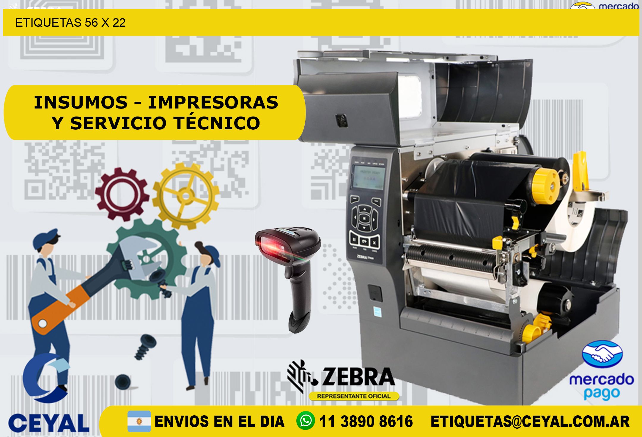 ETIQUETAS 56 x 22