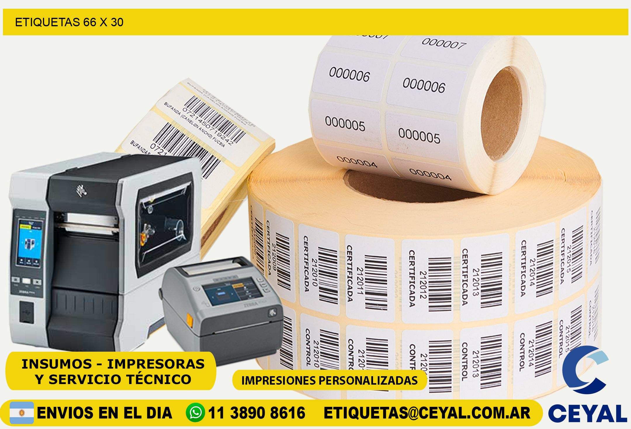 ETIQUETAS 66 x 30