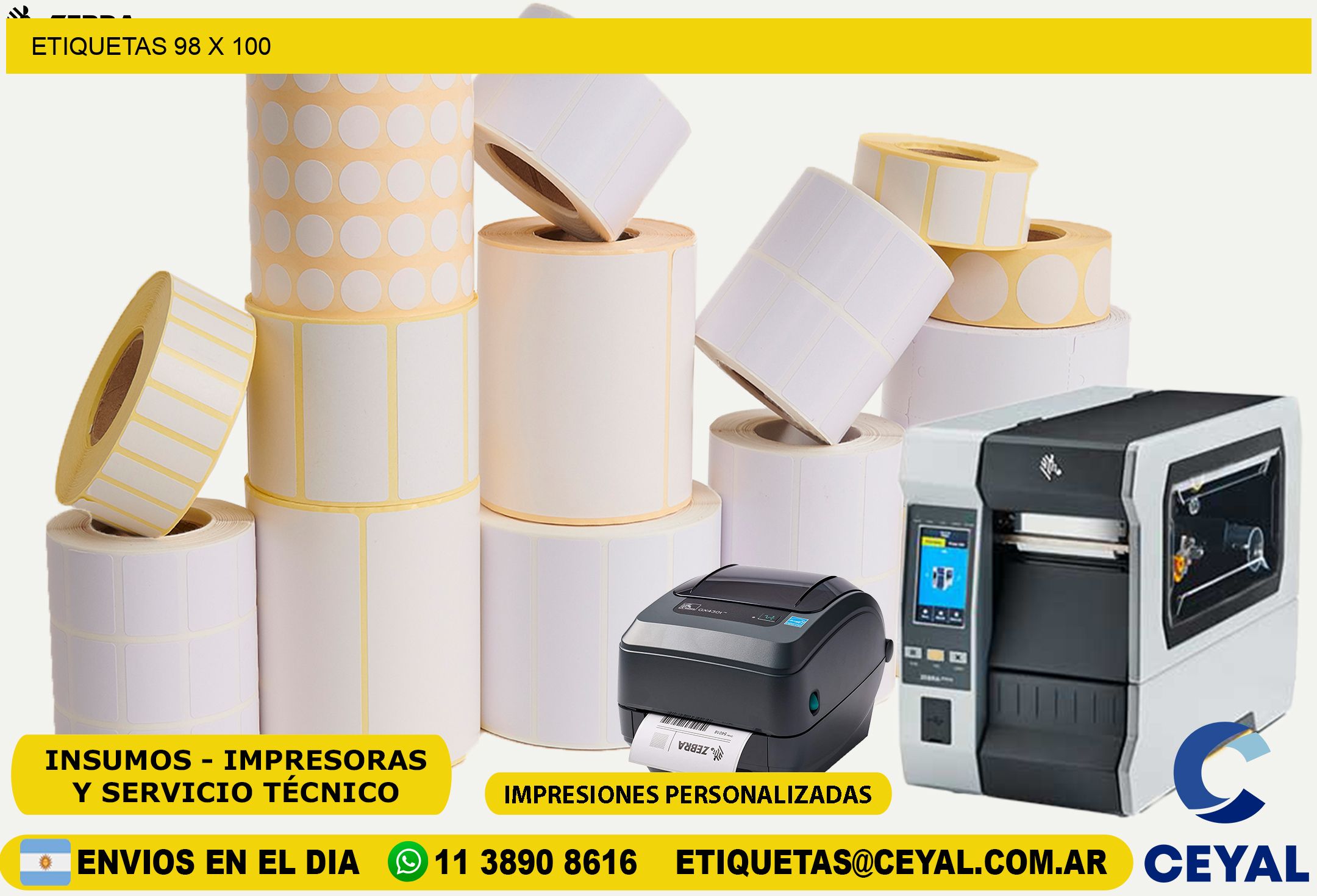 ETIQUETAS 98 x 100