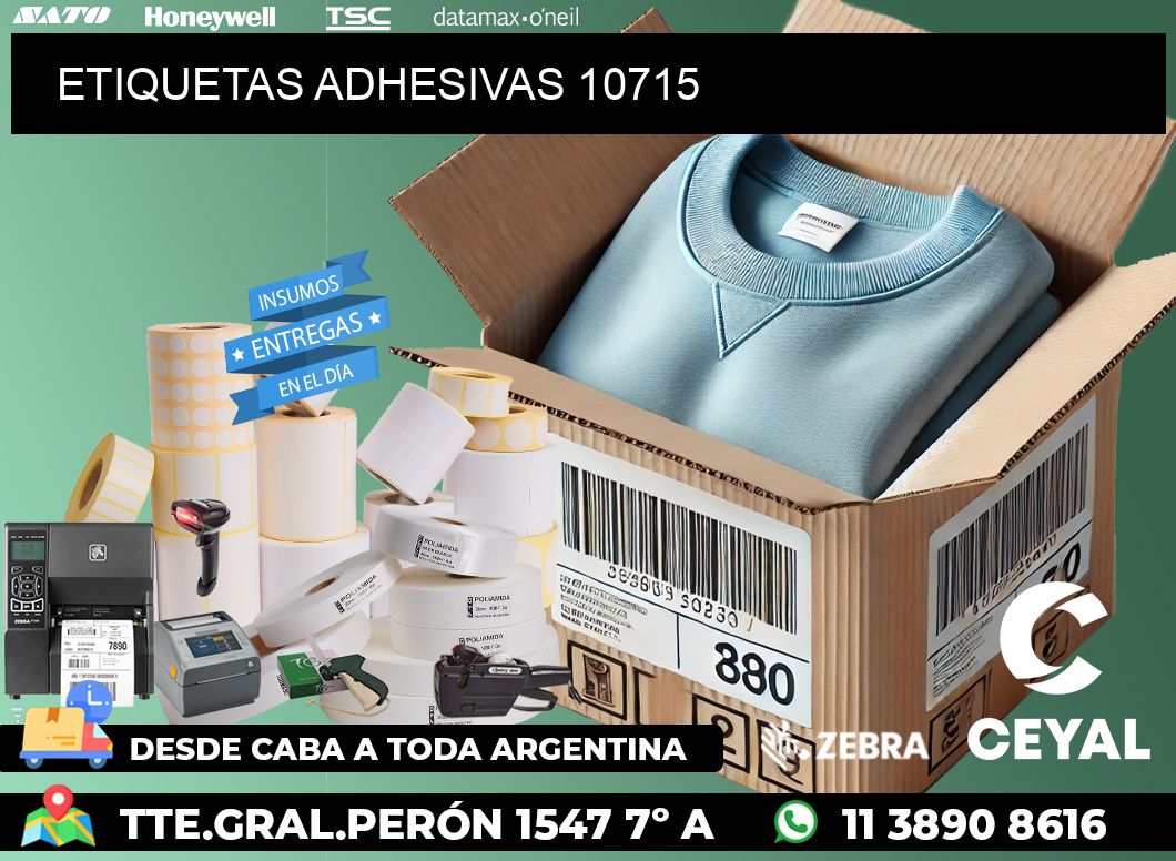 ETIQUETAS ADHESIVAS 10715
