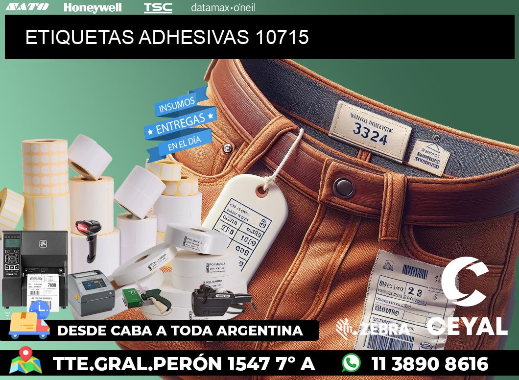 ETIQUETAS ADHESIVAS 10715