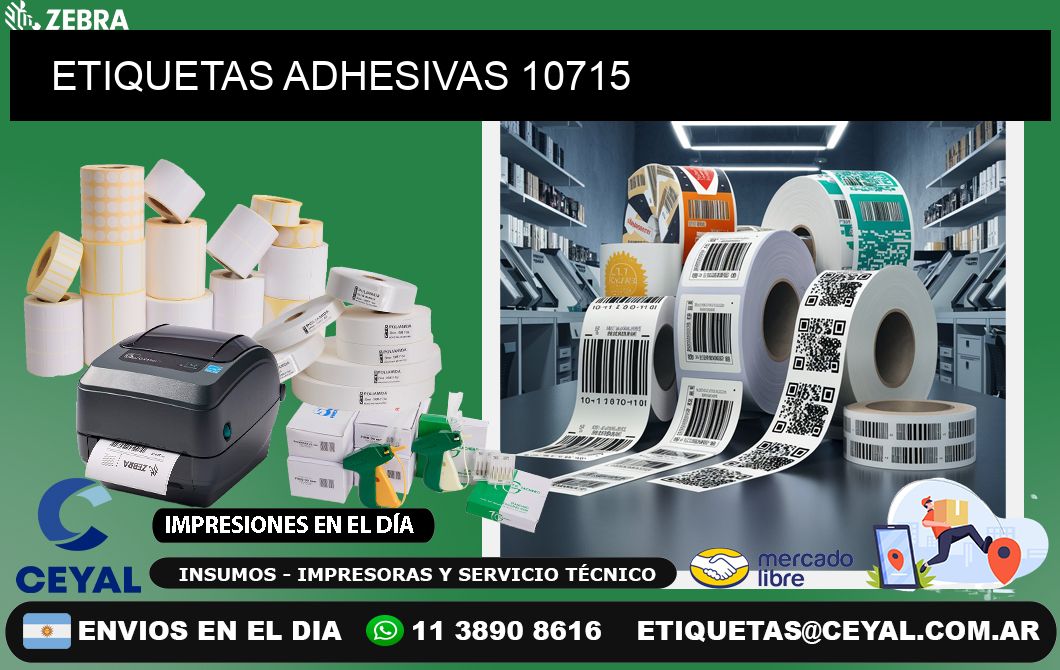 ETIQUETAS ADHESIVAS 10715