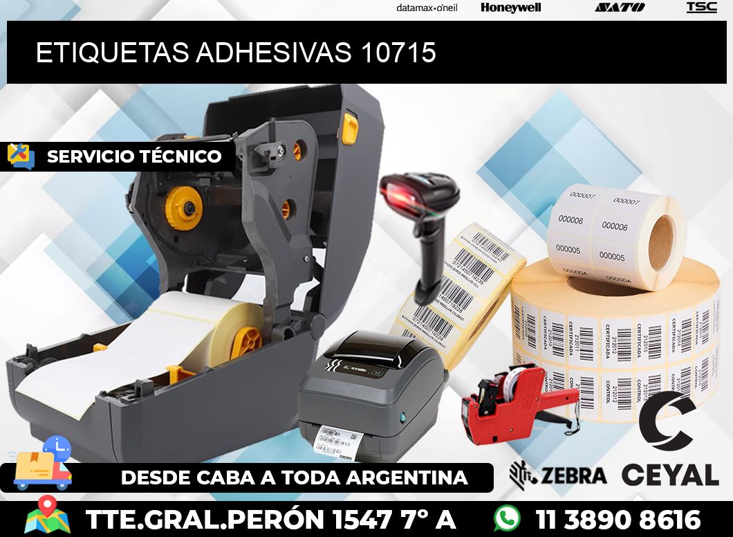 ETIQUETAS ADHESIVAS 10715