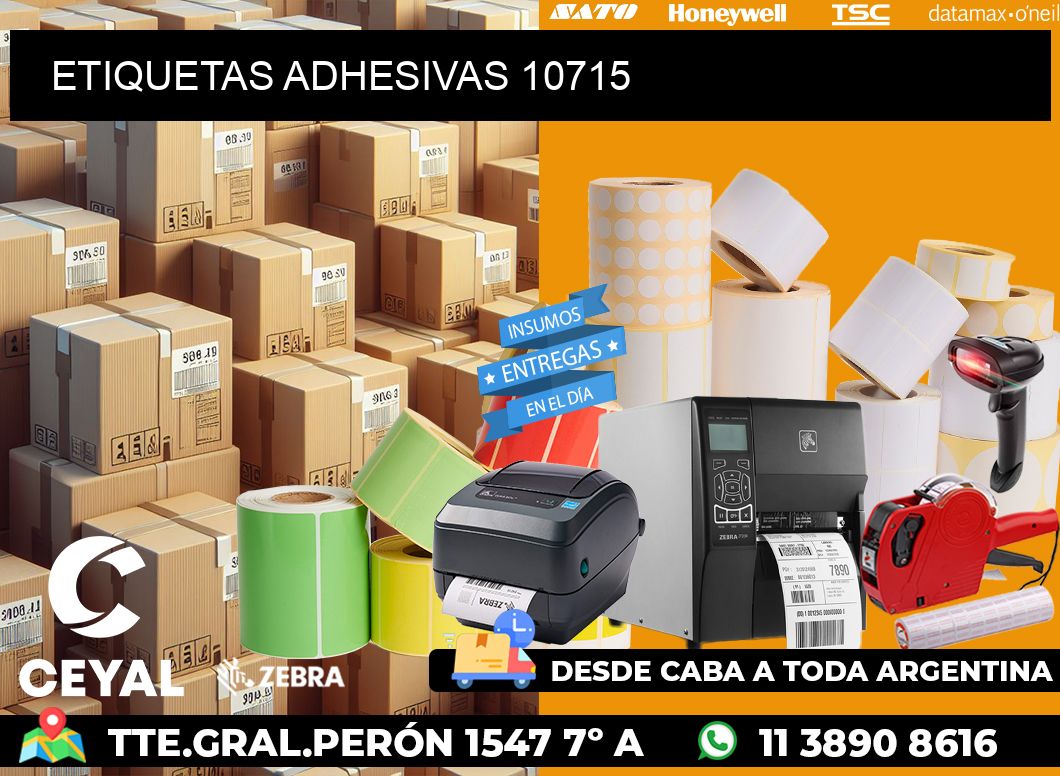 ETIQUETAS ADHESIVAS 10715