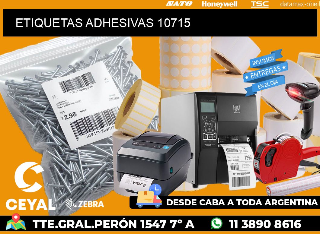 ETIQUETAS ADHESIVAS 10715